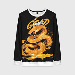 Женский свитшот Gold snake