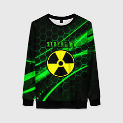 Женский свитшот S T A L K E R 2 кислотный стиль