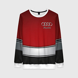 Женский свитшот Audi metal car steel