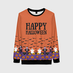 Женский свитшот Happy Halloween pattern