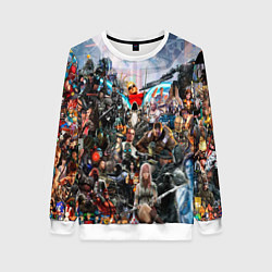 Свитшот женский Коллекция мастера игры, цвет: 3D-белый