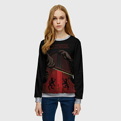 Свитшот женский The Lannister send their Regards game of thrones, цвет: 3D-меланж — фото 2