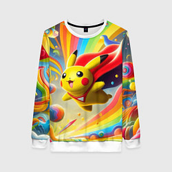 Женский свитшот Super Pikachu - ai art fantasy