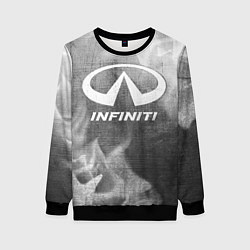 Свитшот женский Infiniti - grey gradient, цвет: 3D-черный