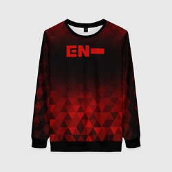 Свитшот женский Enhypen red poly, цвет: 3D-черный