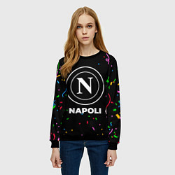 Свитшот женский Napoli конфети, цвет: 3D-черный — фото 2