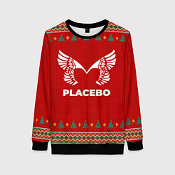 Свитшот женский Placebo new year, цвет: 3D-черный