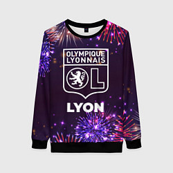 Свитшот женский Праздничный Lyon, цвет: 3D-черный