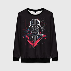 Женский свитшот Darth Vader on black