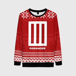 Женский свитшот Новогодний Paramore