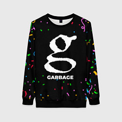 Свитшот женский Garbage конфети, цвет: 3D-черный