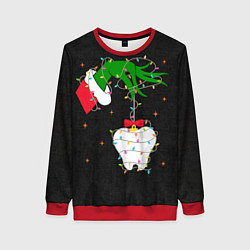 Женский свитшот Гринч похищает у зубной феи