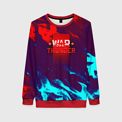 Женский свитшот Вартандер неоновый огонь