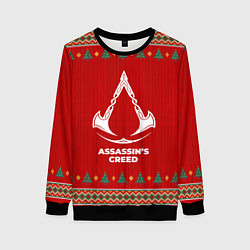 Свитшот женский Assassins Creed new year, цвет: 3D-черный