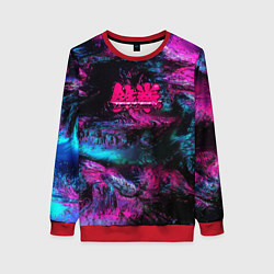 Женский свитшот Tekken neon colors