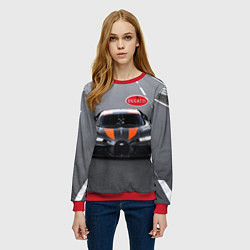 Свитшот женский Bugatti - лучший среди равных, цвет: 3D-красный — фото 2