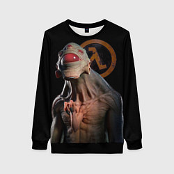 Женский свитшот Half life - vortigaunt