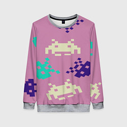 Женский свитшот Пиксели фильтр