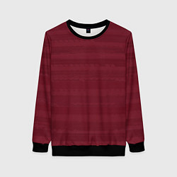 Женский свитшот Винный красный полосатый