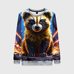 Свитшот женский Росомаха в искрах, цвет: 3D-меланж