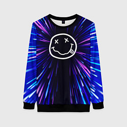 Свитшот женский Nirvana neon energy, цвет: 3D-черный