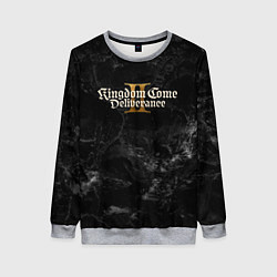 Женский свитшот Kingdom Come Deliverance 2 dark logo