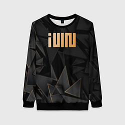 Свитшот женский Gidle golden poly, цвет: 3D-черный