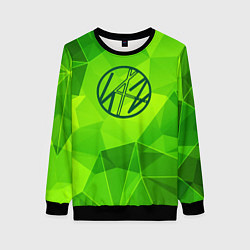 Свитшот женский Stray Kids green poly, цвет: 3D-черный