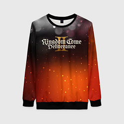 Свитшот женский Kingdom Come Deliverance 2 logo, цвет: 3D-черный