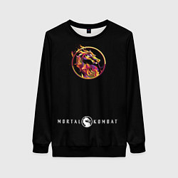 Свитшот женский Дракон - Мортал Комбат, цвет: 3D-черный