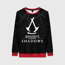 Женский свитшот Assassins creed shadows - монохромный