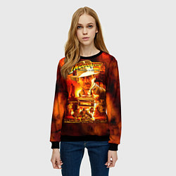 Свитшот женский Indiana Jones and the raiders of the lost ark, цвет: 3D-черный — фото 2
