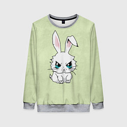 Женский свитшот Злой кролик 2025