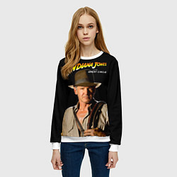 Свитшот женский Indiana Jones and the Great Circle, цвет: 3D-белый — фото 2
