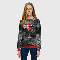 Свитшот женский Kingdom Come Deliverance 2, цвет: 3D-красный — фото 2