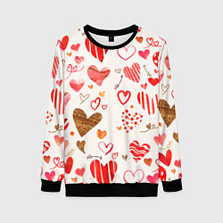 Женский свитшот Любовный паттерн