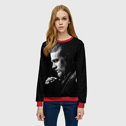 Свитшот женский Sons Of Anarchy - Jax, цвет: 3D-красный — фото 2