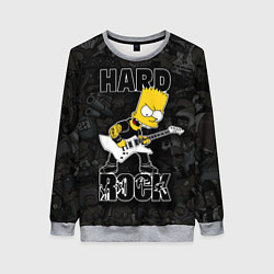 Женский свитшот Hard Rock барт симпсон