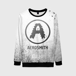 Свитшот женский Aerosmith - white gradient, цвет: 3D-черный