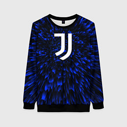 Свитшот женский Juventus blue energy, цвет: 3D-черный