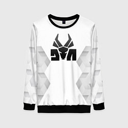 Свитшот женский Die Antwoord white poly, цвет: 3D-черный