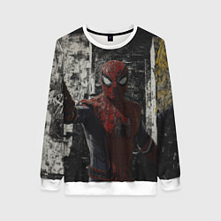 Женский свитшот Spider man night