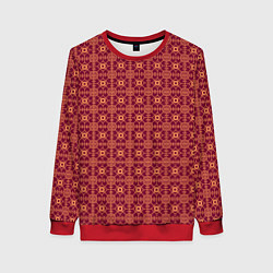 Свитшот женский Китайский флёр, цвет: 3D-красный