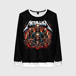 Женский свитшот Metallica forever - thrash metal