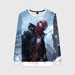 Женский свитшот Человек-паук в куртке