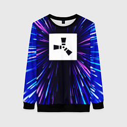 Свитшот женский Rust neon energy, цвет: 3D-черный