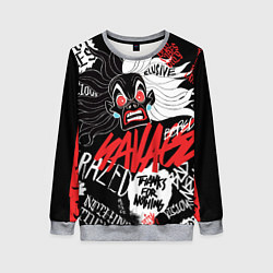 Женский свитшот Круэлла - big pictures