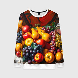 Женский свитшот Фруктовый натюрморт