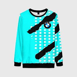 Свитшот женский BMW sport краски, цвет: 3D-черный