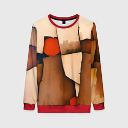 Женский свитшот Фрагментированная композиция